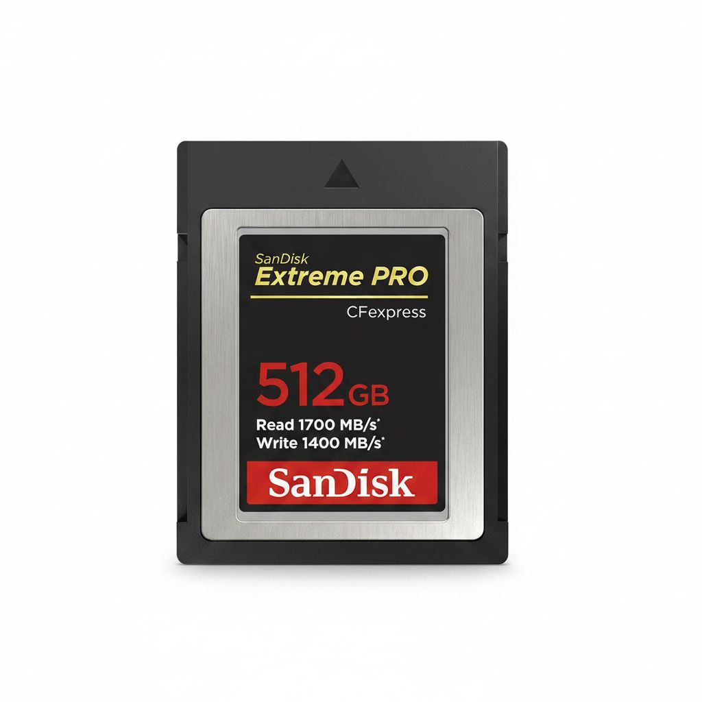 SanDisk 512GB Extreme Pro CFexpress Card Type B SDCFE-512G-GN4NN - Black