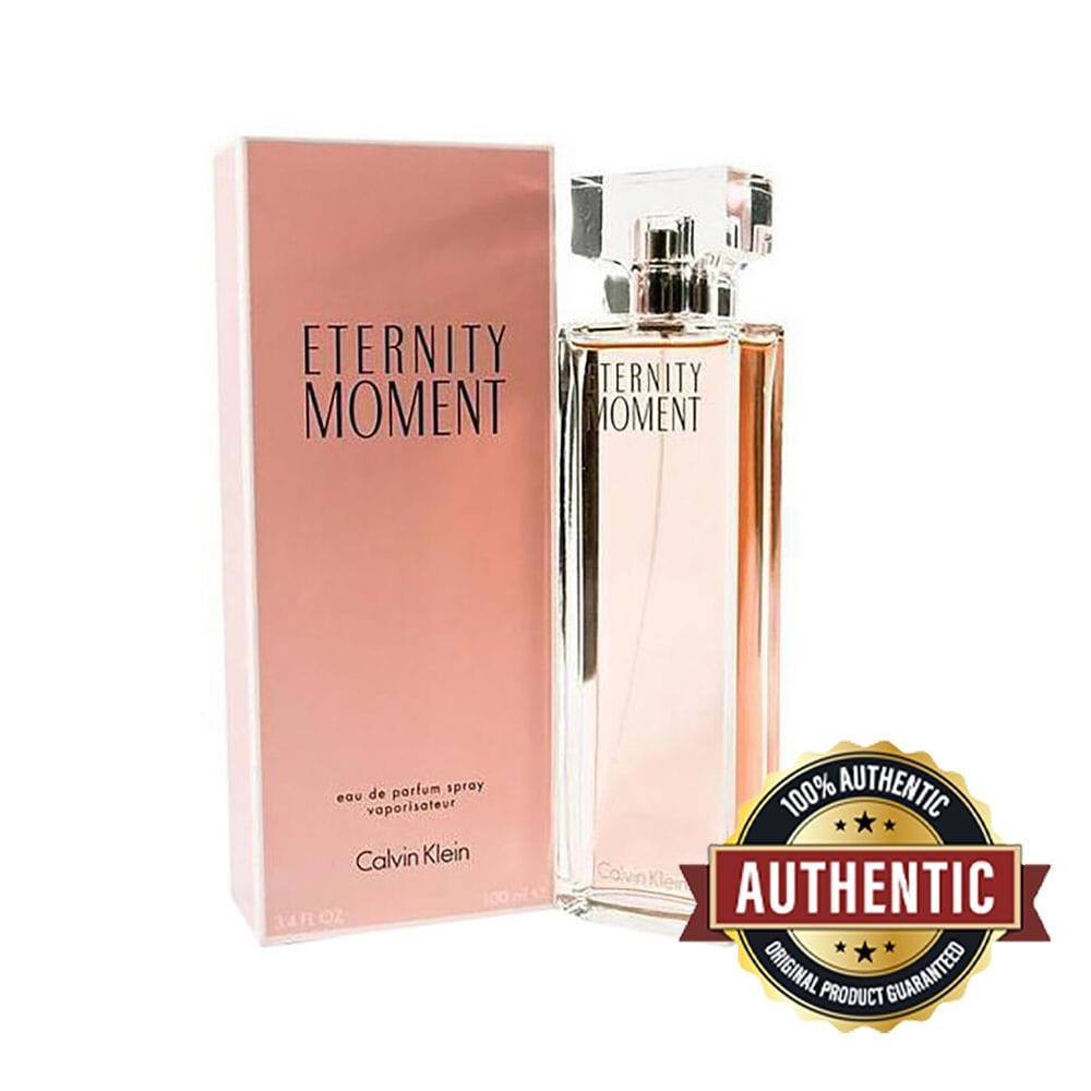 Calvin Klein Eternity Moment EDP 100ml Women's Floral Fragrance with Guava, Litchi, Peony, Passionflower & Musk Base | 088300139507