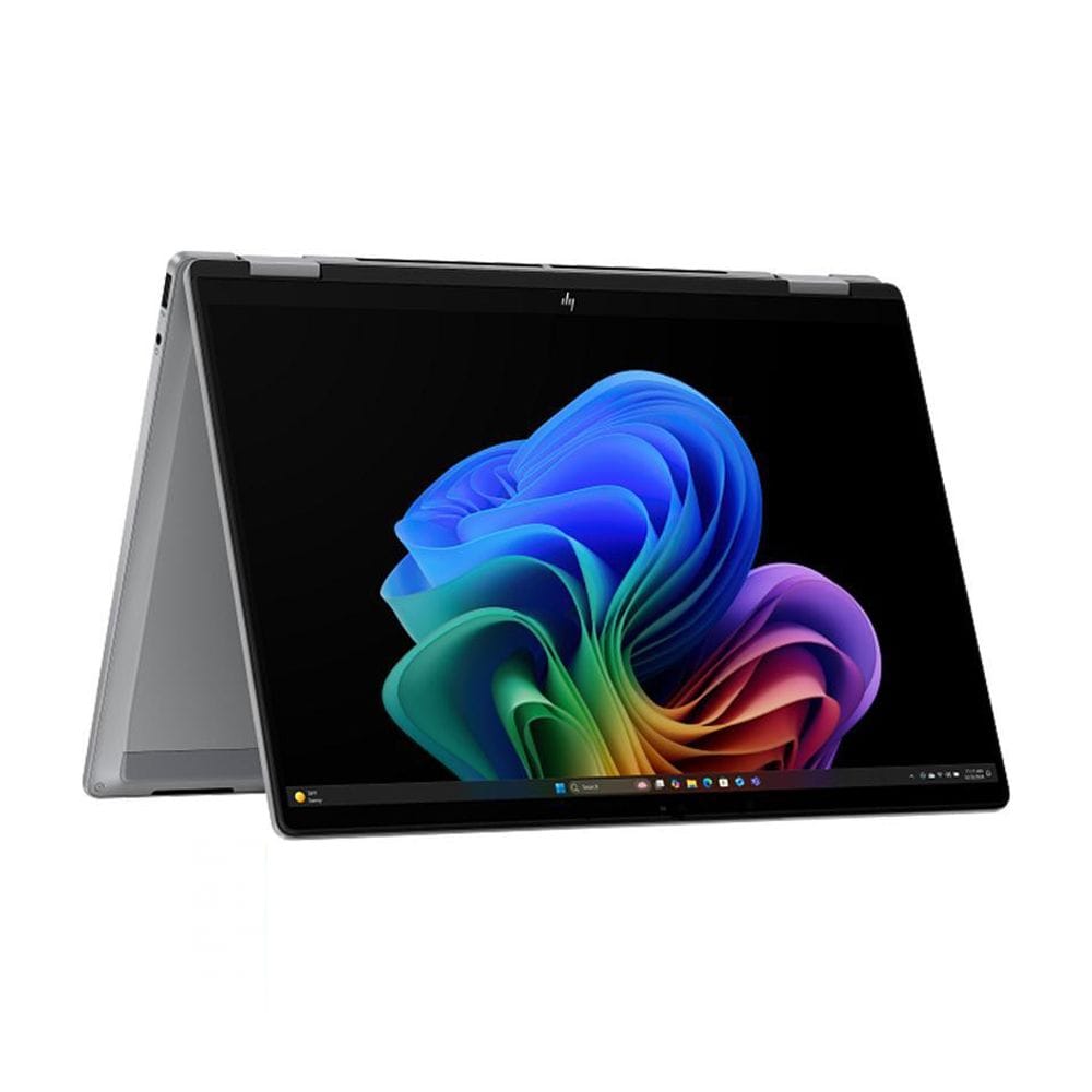 HP 14-Inch OmniBook X Flip 2-in-1 AI Laptop - 3K OLED Display, AMD Ryzen AI 7 350, 32GB RAM, 1TB SSD, English Keyboard, Windows 11 | Silver - CA8K0EA