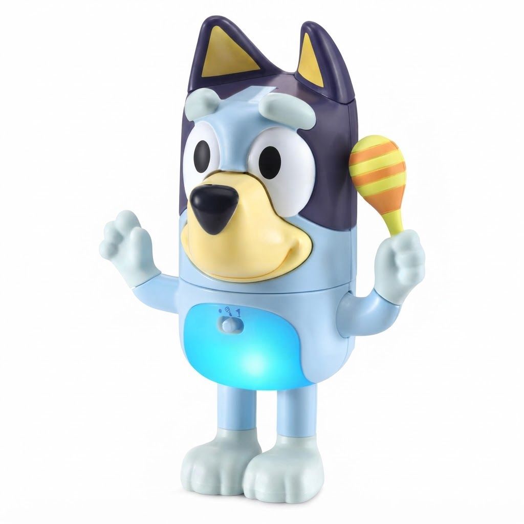 VTech Shake It Bluey Interactive Toy - Musical Educational Game with Sounds & Phrases from the Show
