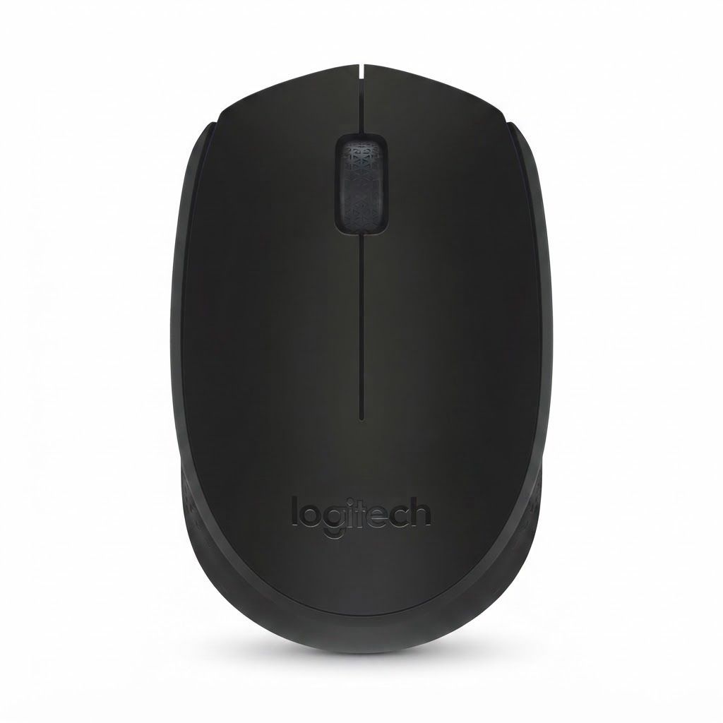 Logitech M171 Wireless Mouse, 2.4 GHz USB Mini Receiver, Optical Tracking |Black