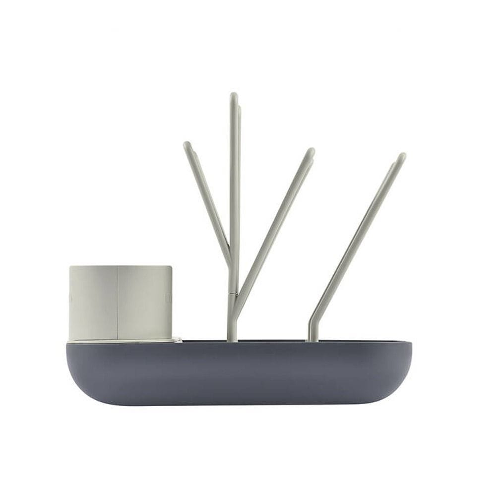 Beaba Forest Draining Rack, Optimized Water Drainage, Holds Up To 6 Bottles, Hygienic And Convenient, Compact And Portable Design - Misty/Mineral