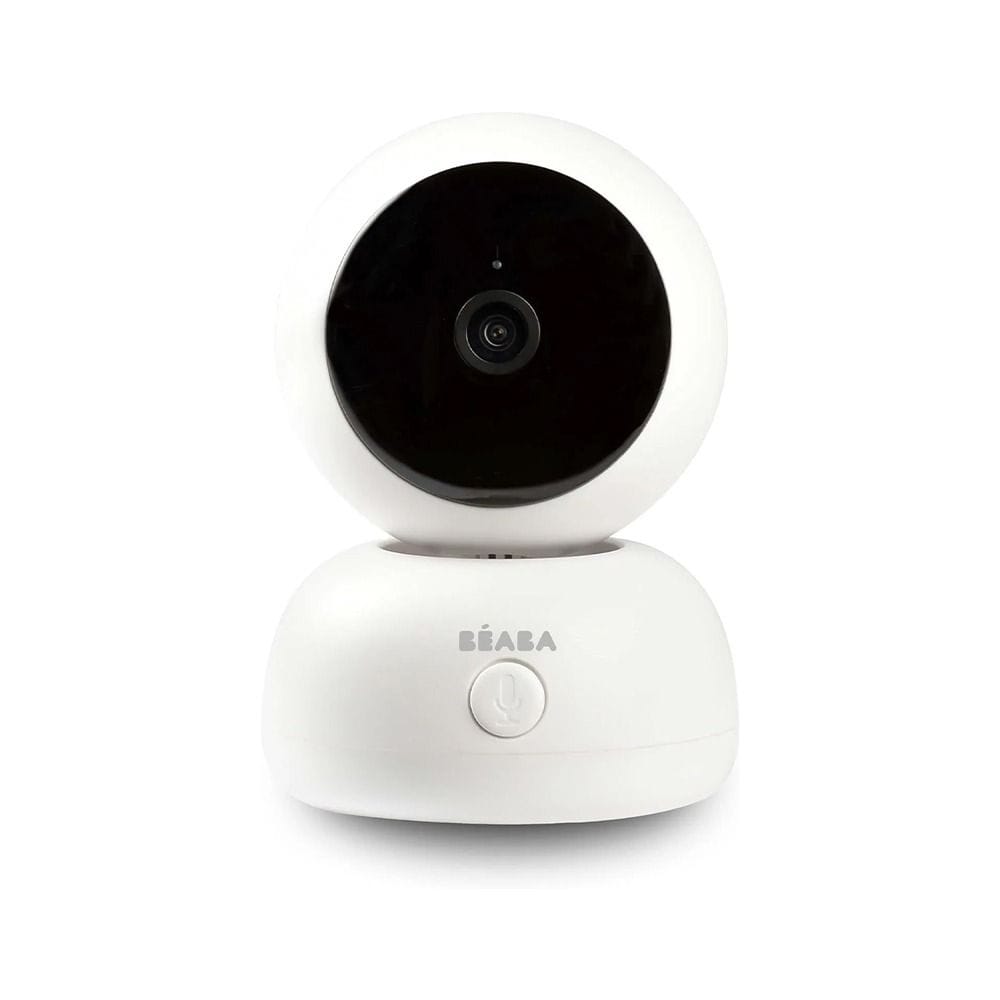 Beaba Full HD 360° Rotating WiFi Video Baby Monitor HD Screen App 300m Range VOX Cloud Walkie-Talkie Lullabies White | 930376
