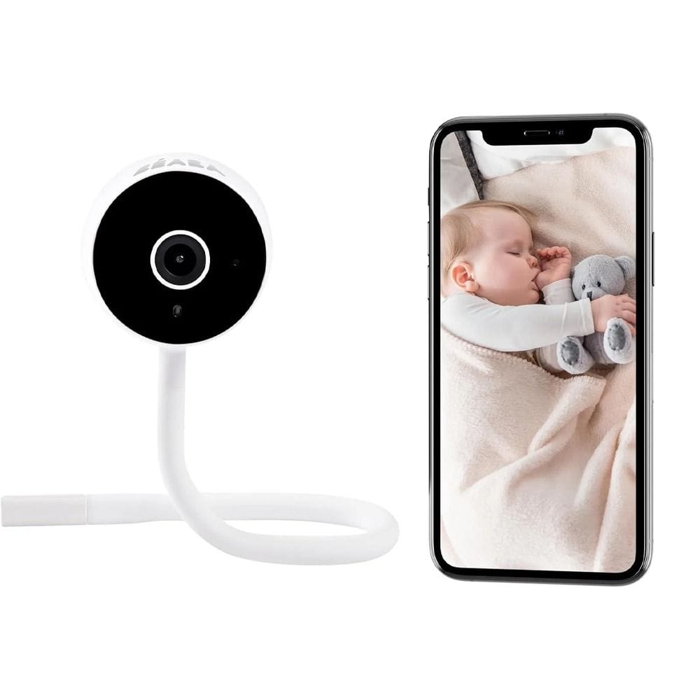 Beaba Full HD 3MP WiFi Video Baby Monitor App iOS Android Motion Noise Crying Detection Cloud Walkie-Talkie White | 930378