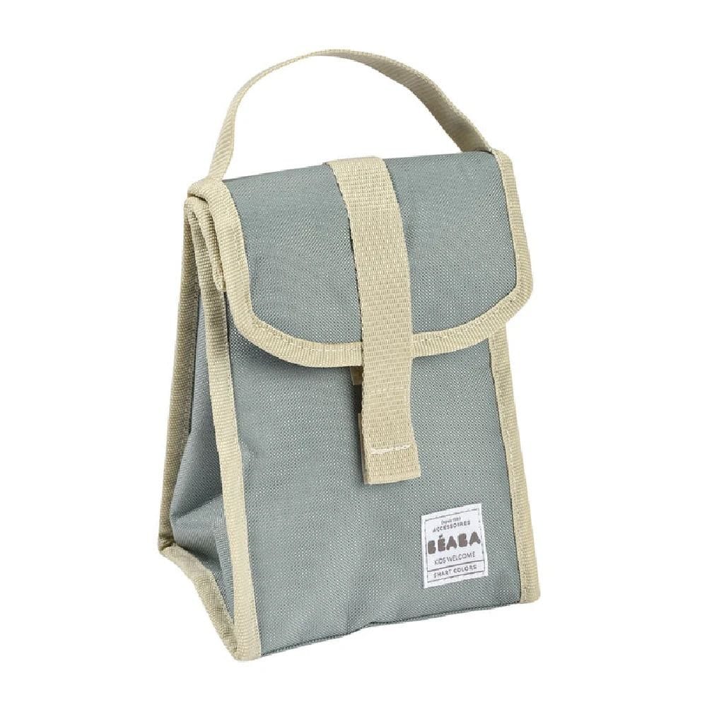 Beaba Geneva II Changing Bag, Integrated Pushchair Attachment System, Comfortable And Large Quilted Changing Mat - Sage Green