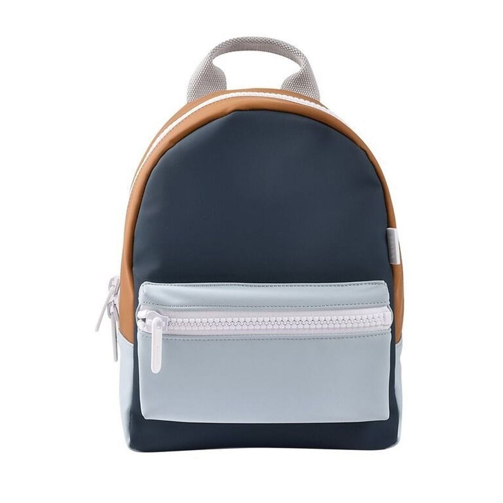 Beaba Faro Baby Backpack, Waterproof And Stain-Resistant, Comfortable Handle, Easy To Clean, Durable And Stylish Design - Night Blue