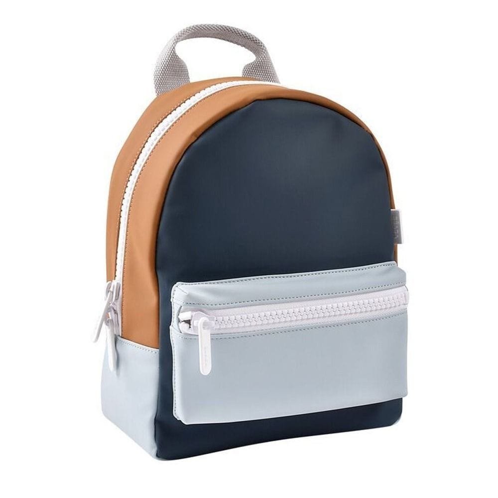 Beaba Faro Baby Backpack, Waterproof And Stain-Resistant, Comfortable Handle, Easy To Clean, Durable And Stylish Design - Night Blue