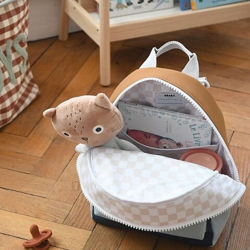 Beaba Faro Baby Backpack, Waterproof And Stain-Resistant, Comfortable Handle, Easy To Clean, Durable And Stylish Design - Night Blue