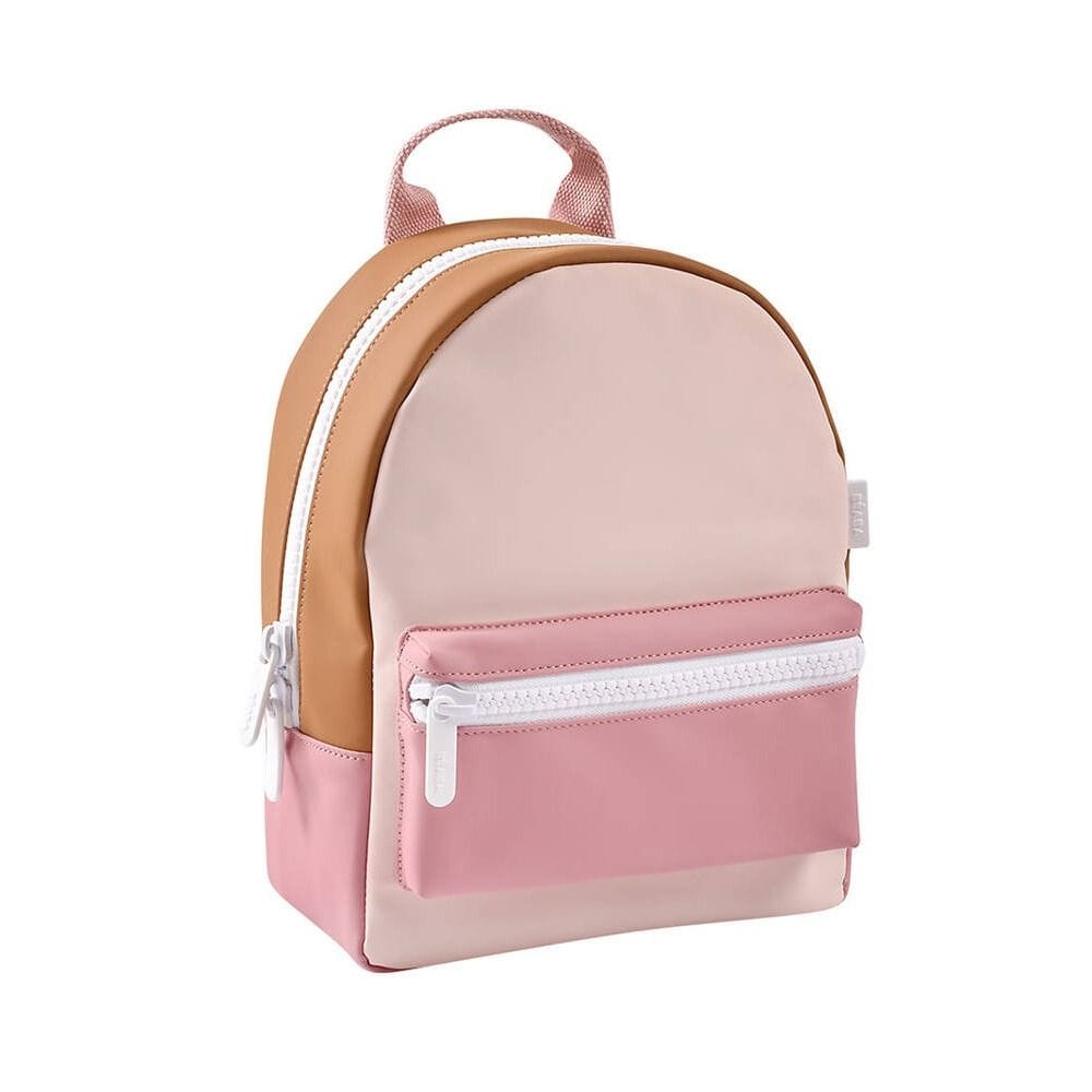 Beaba Faro Baby Backpack, Waterproof And Stain-Resistant, Comfortable Handle, Easy To Clean, Durable And Stylish Design - Dusty Rose