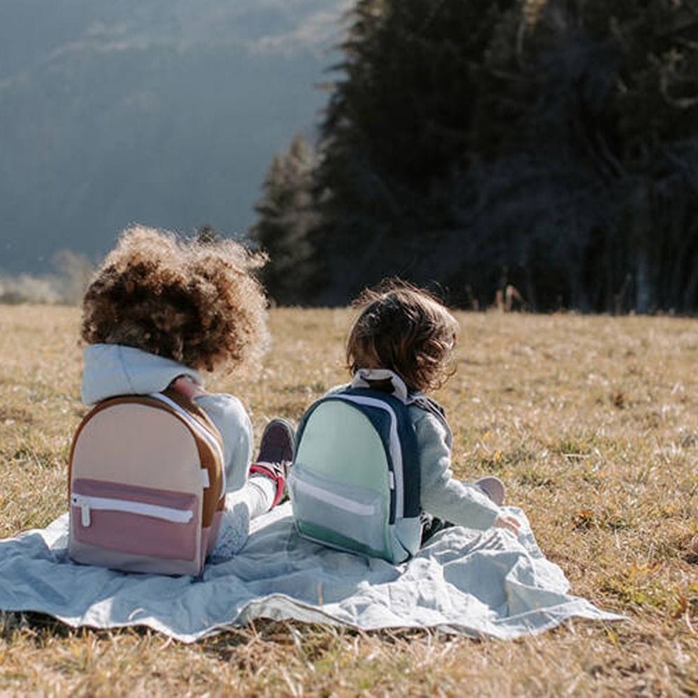 Beaba Faro Baby Backpack, Waterproof And Stain-Resistant, Comfortable Handle, Easy To Clean, Durable And Stylish Design - Dusty Rose