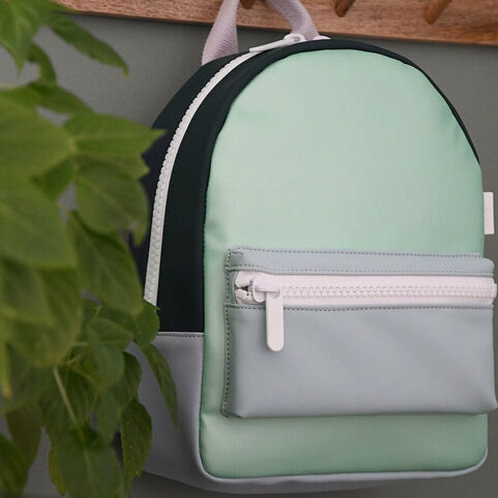 Beaba Faro Baby Backpack, Waterproof And Stain-Resistant, Comfortable Handle, Easy To Clean, Durable And Stylish Design - Matcha Latte