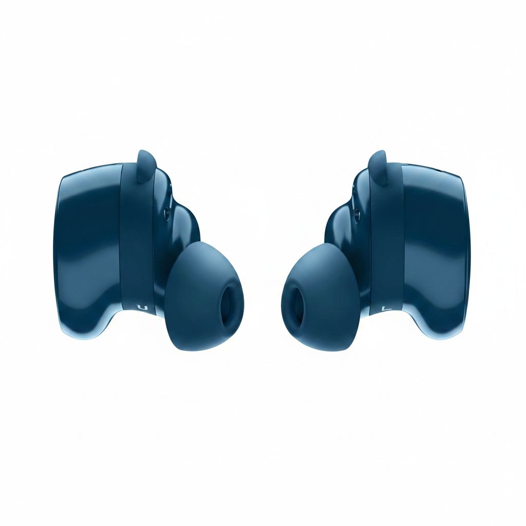 Bose QuietComfort Wireless Earbuds, Premium Noise Cancelling, Bluetooth, High-Fidelity Audio - Twilight Blue