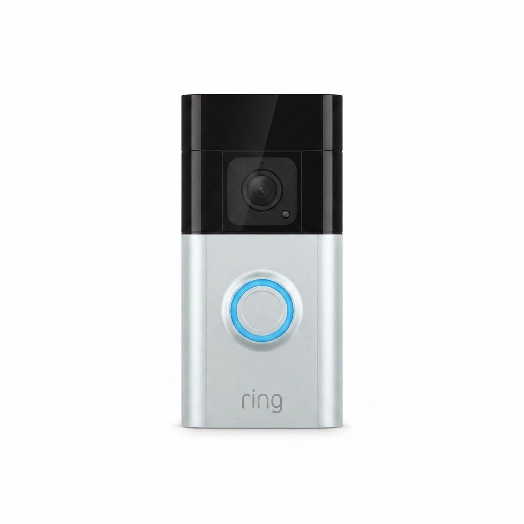 Ring Battery Video Doorbell Plus, 1536p HD Head-to-Toe Video, Colour Night Vision, Wireless Smart Security Camera with Two-Way Talk