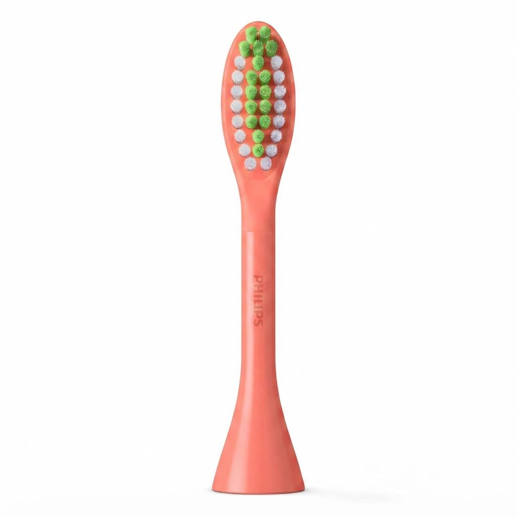 Philips One by Sonicare Replacement Brush Heads BH1022/01, 2-Pack, Miami Coral - Micro-Vibration