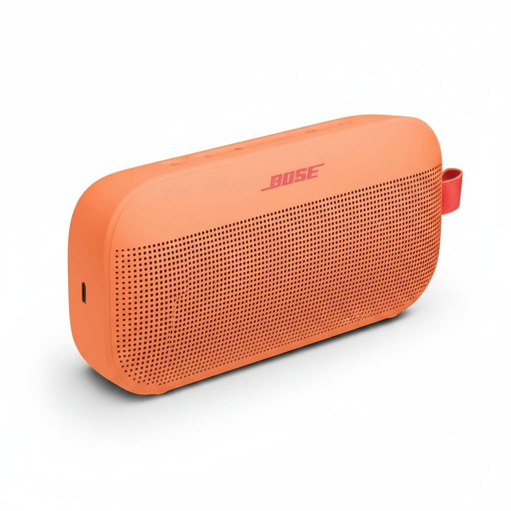 Bose SoundLink Flex Portable Bluetooth Speaker (2nd Gen), Waterproof & Dustproof, Hi-Fi Audio, 12-Hour Battery Life - Sunset Peach