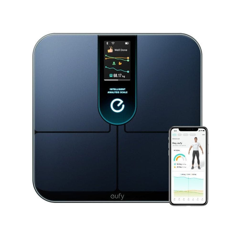 Anker Smart Scale P3 with Bluetooth Connectivity, Body Composition Analysis, Compact Design & Health Tracking | Black - T9150K11