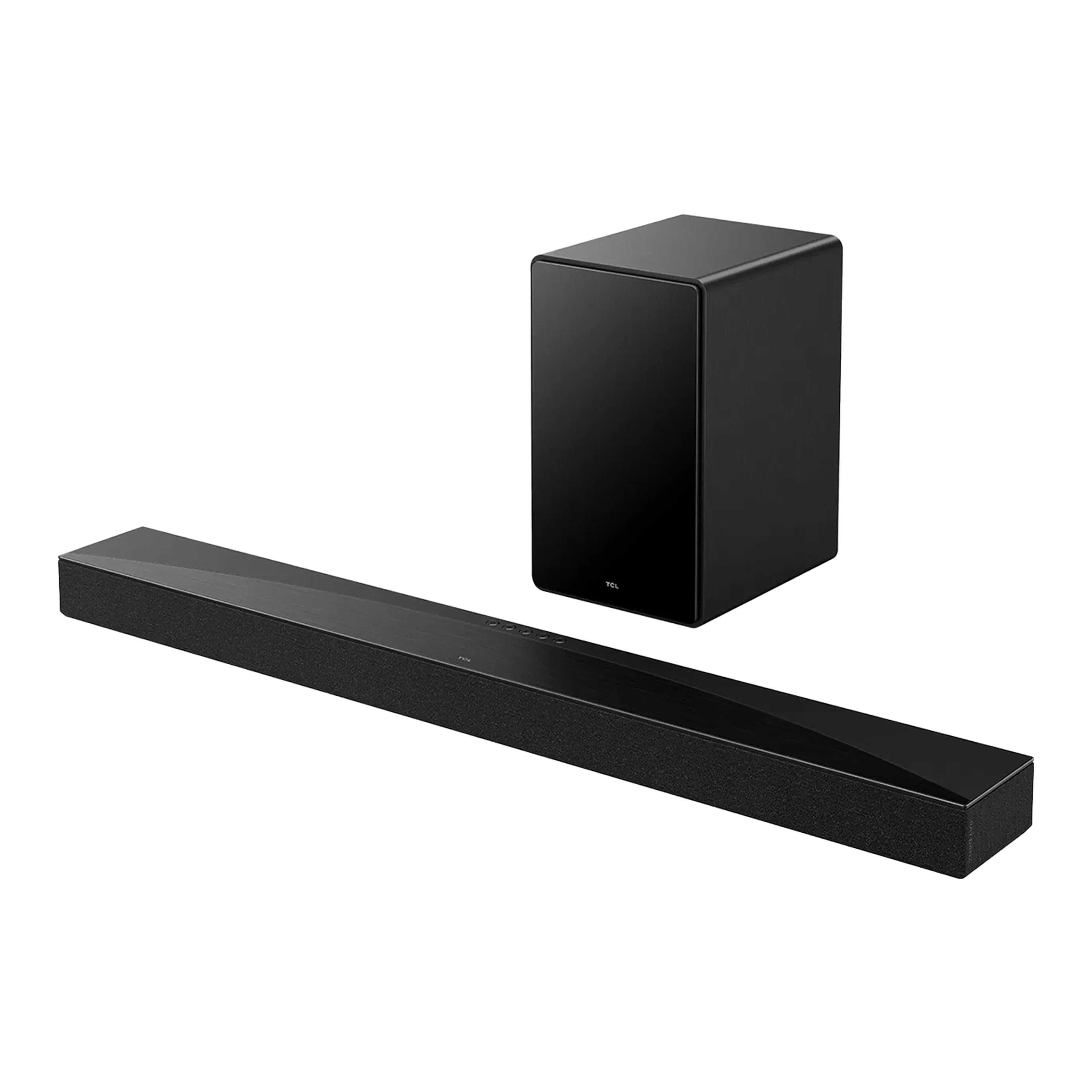 TCL 5.1 Channel Home Theater Soundbar, Dolby Atmos, Wireless Subwoofer, Surround Sound, Bluetooth, HDMI eARC - Q65H - Black