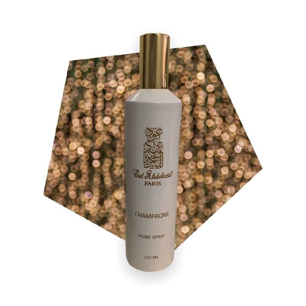 Oud Abdulaziz Champagne Home Spray 250ml, Luxury Fragrance Room Spray, Long Lasting Home Aroma Mist, Elegant Interior Scent | 250ml