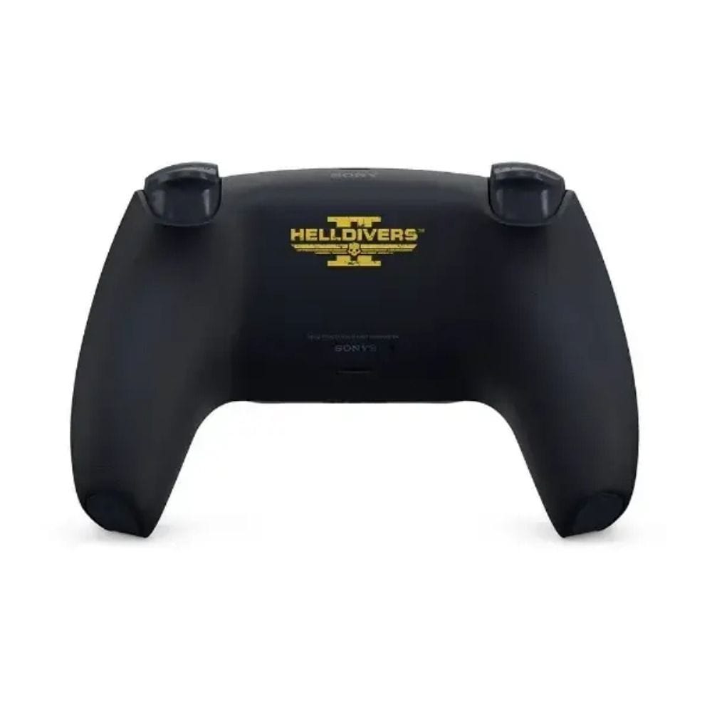 Sony PS5 DualSense Wireless Controller - Helldivers 2 Limited Edition, Weathered Black with Yellow