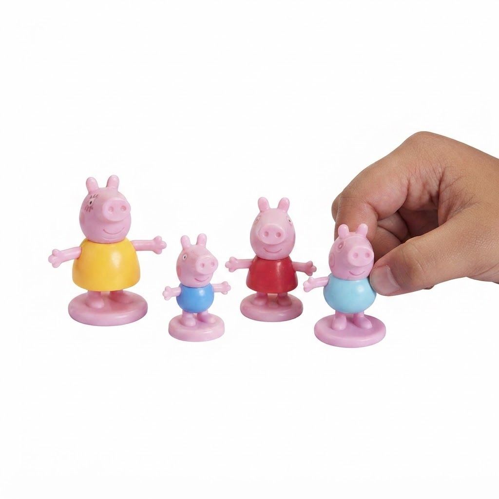 Monopoly Junior Peppa Pig Edition Board Game for Kids, Features Peppa, George, Mummy & Daddy Pig  5 years and up, 2-4 Players