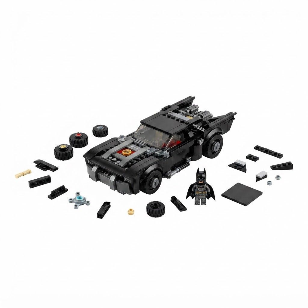LEGO DC Batman The Batman Batmobile Building Set, Iconic Superhero Toy Vehicle Model Kit 9+ Years