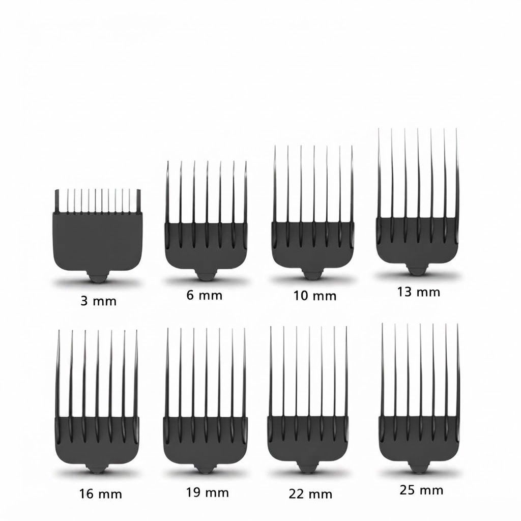 Wahl Home Pro 300 Series Hair Clipper, Self-Sharpening Precision Blades, Taper Lever, 8 Attachment Combs | 9247-1327