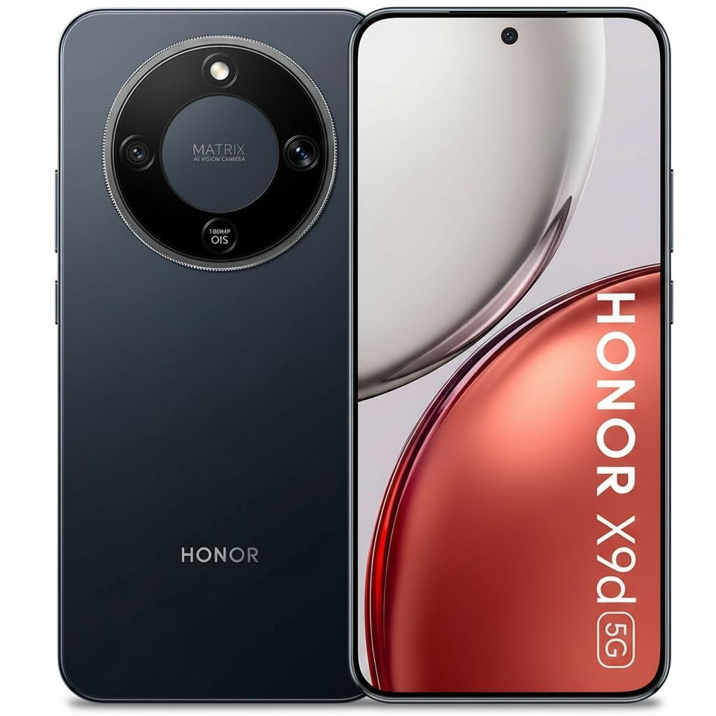 Honor X9d 5G Smartphone 12GB RAM + 256GB Storage with 108MP Ultra-Clear AI Camera, 6.79-inch 120Hz AMOLED Display & Android 15 | Midnight Black