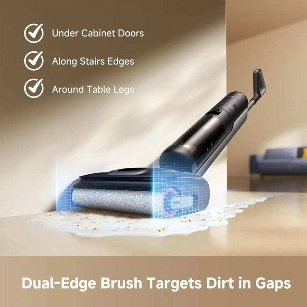 Dreame H60 GT Wet & Dry Vacuum Cleaner, 21kPa Suction, 180° Lie-Flat Cleaning, 90°C Self-Cleaning & Edge-to-Edge Cleaning | HHR43A