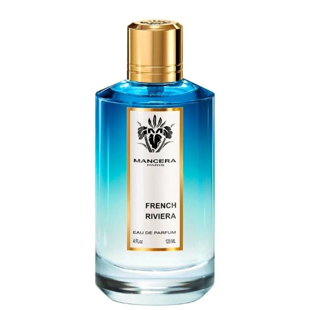 عطر مانسيرا فرينش ريفييرا، ماء عطر للجنسين، عطر منعش برائحة الحمضيات البحرية مع البرتقال، ونفحات البحر، وزهرة التياري، والمسك الأبيض - 120 مل