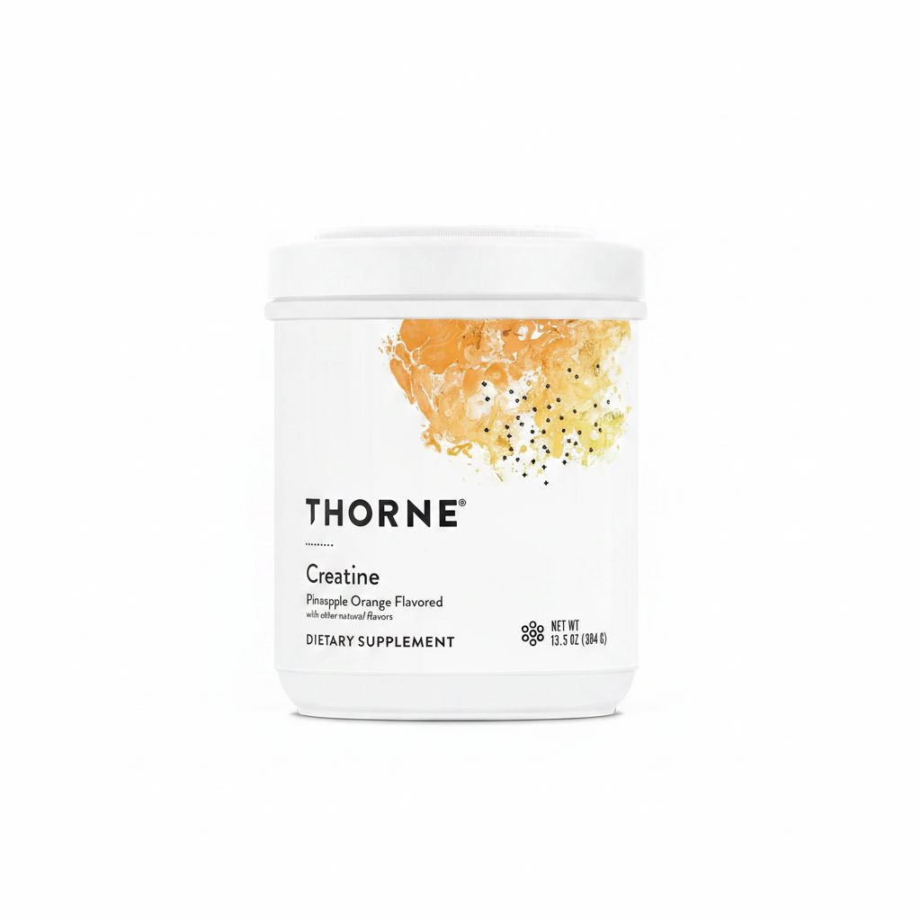 Thorne Creatine Monohydrate Powder - Boost Muscle & Brain Function - Pineapple Orange Flavor