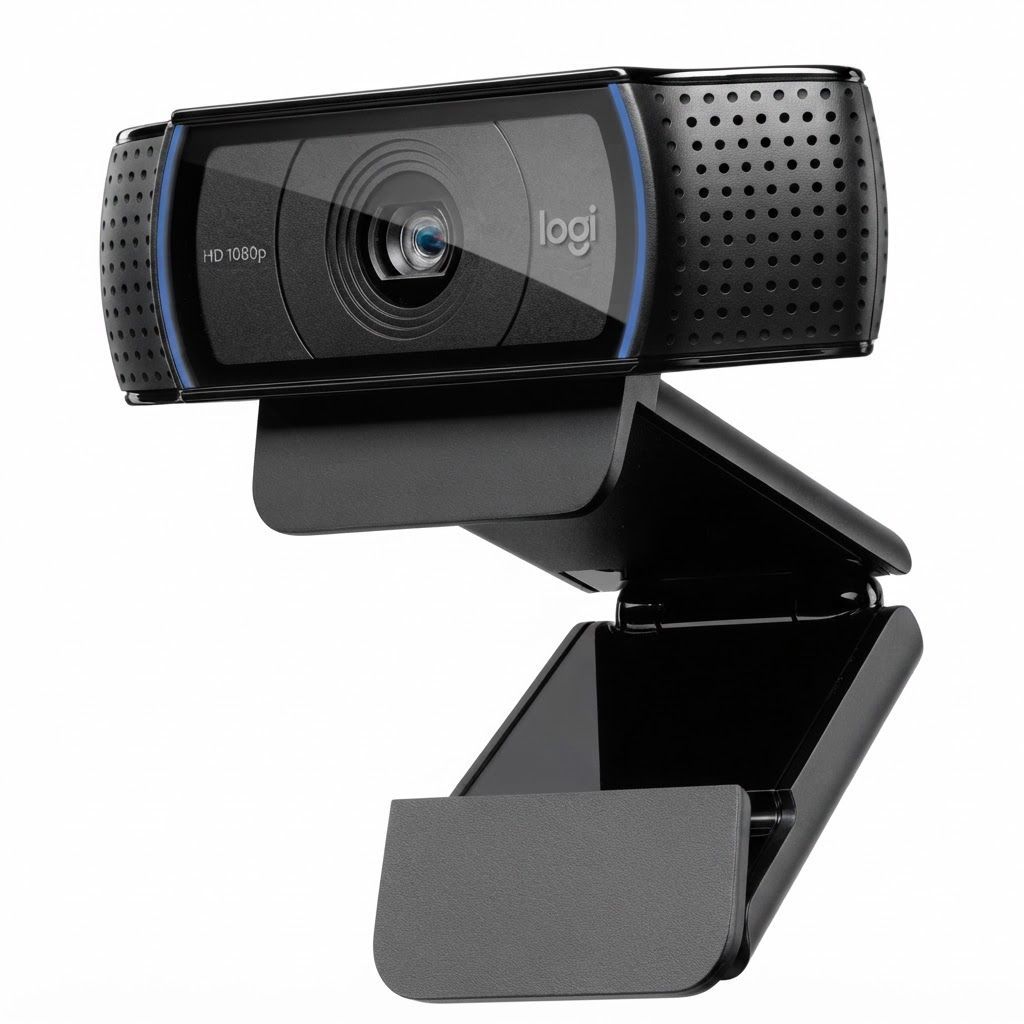 Logitech C920 Widescreen HD Pro Webcam, Full HD 1080p Video Calling & Recording, Dual Stereo MicsUSB