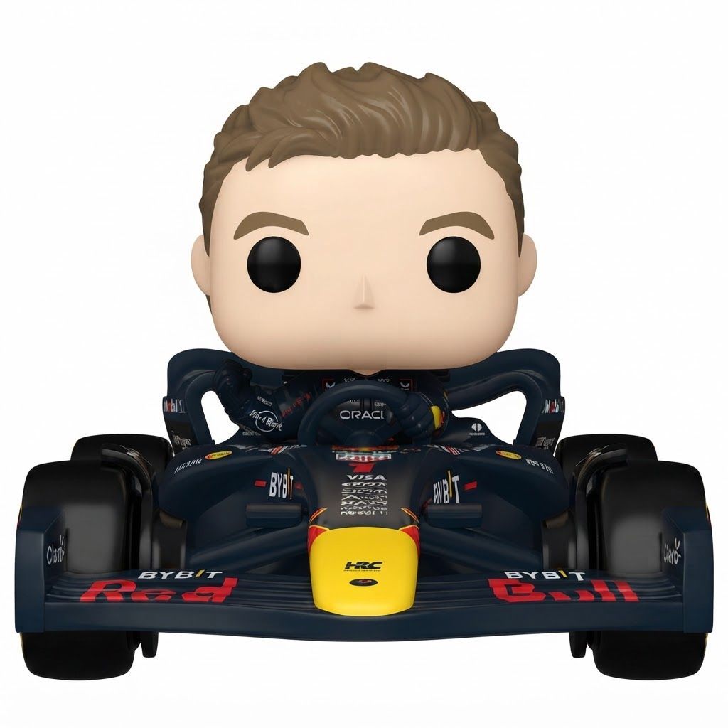 Funko Pop! Rides Super Deluxe Max Verstappen with RB20 Red Bull Racing Vinyl Figure - Official F1