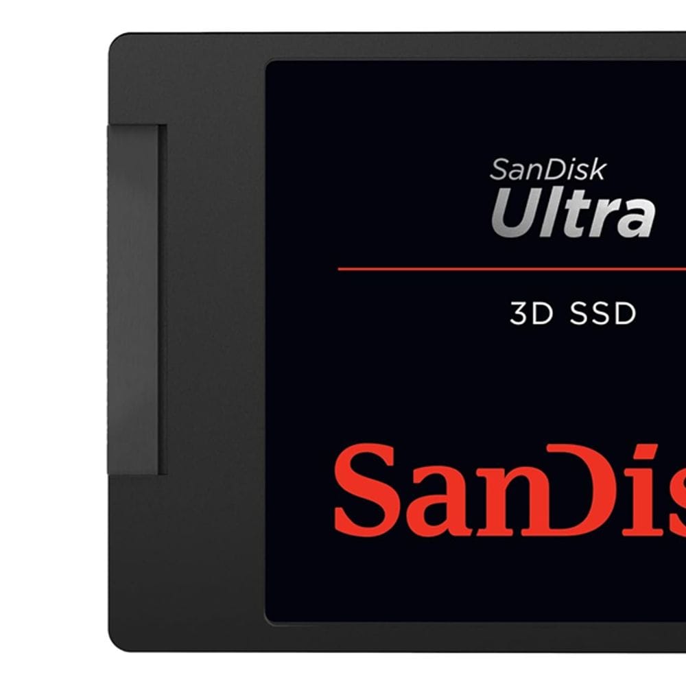 SanDisk Ultra 3D SATA 2.5-inch Internal SSD 1TB with 3D NAND Technology, Faster Boot & Load Times, Shock-Resistant Design & SATA III Performance | Black - 619659196394