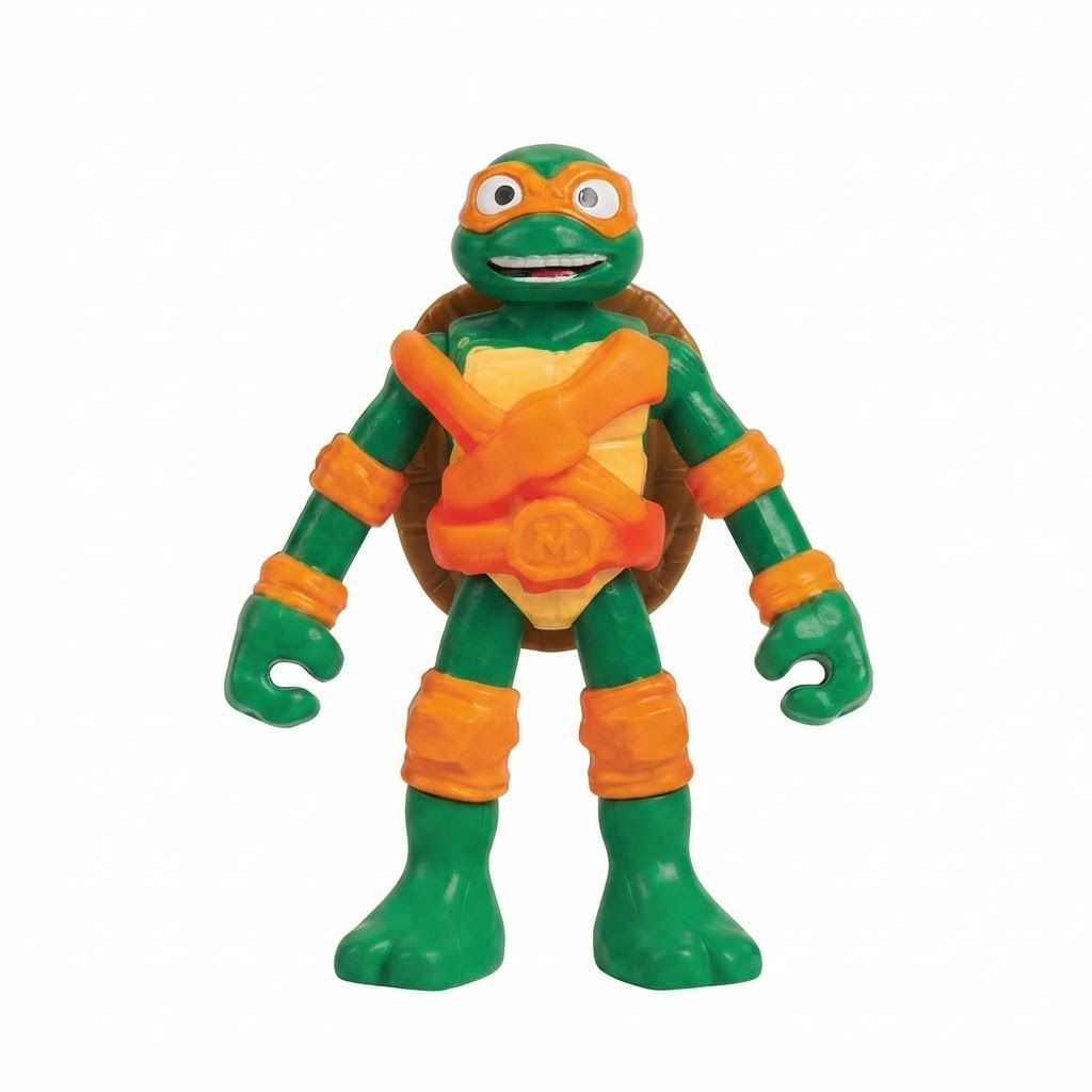 Play-Doh Teenage Mutant Ninja Turtles Slice & Blast Pizza Playset with Bendy 4-Inch Michelangelo  Non-toxic Modeling Compound