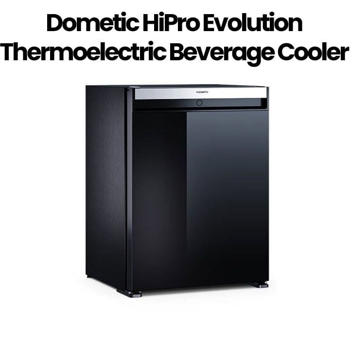 Dometic HiPro Evolution Thermoelectric Beverage Cooler, left hinged, mirror panel door, 40 l class | N40P
