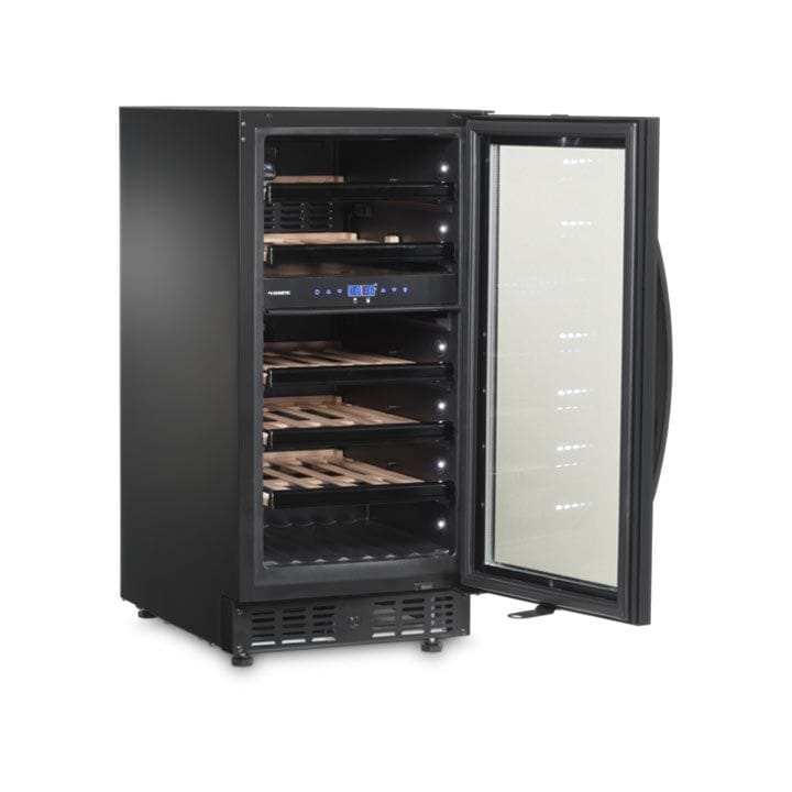 Dometic Dual-zone Beverage Refrigerator with Frameless Glass Door, 28 bottles | E28FG