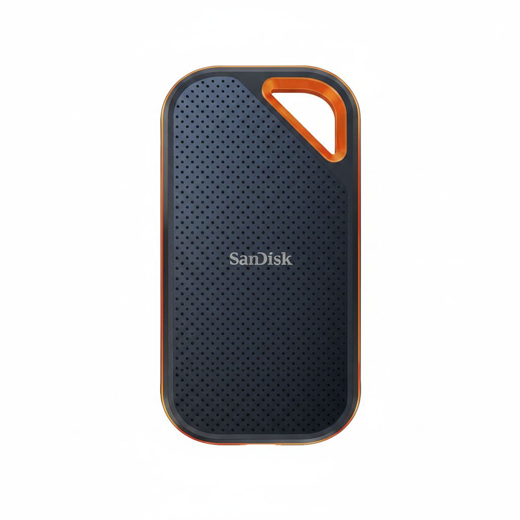 SanDisk Extreme Pro Portable SSD 1TB USB 3.2 Gen 2x2 - Black 