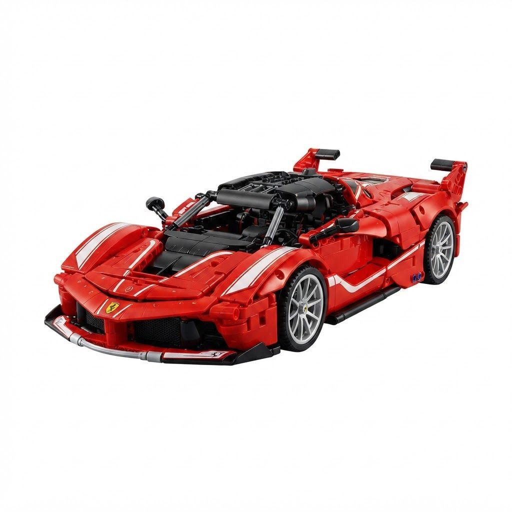 لعبة بناء ليجو تكنيك فيراري FXX K - طقم نموذج سيارة فيراري حمراء أيقونية للأطفال والكبار، من عمر 10 سنوات فما فوق