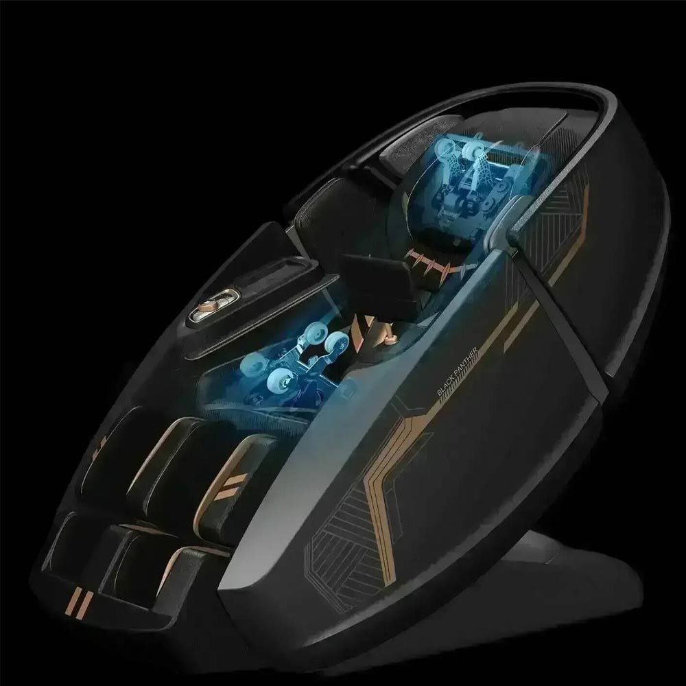 Rotai Panther Massage Chair with Advanced Relaxation Features for Ultimate Comfort - Black - RT8900BP