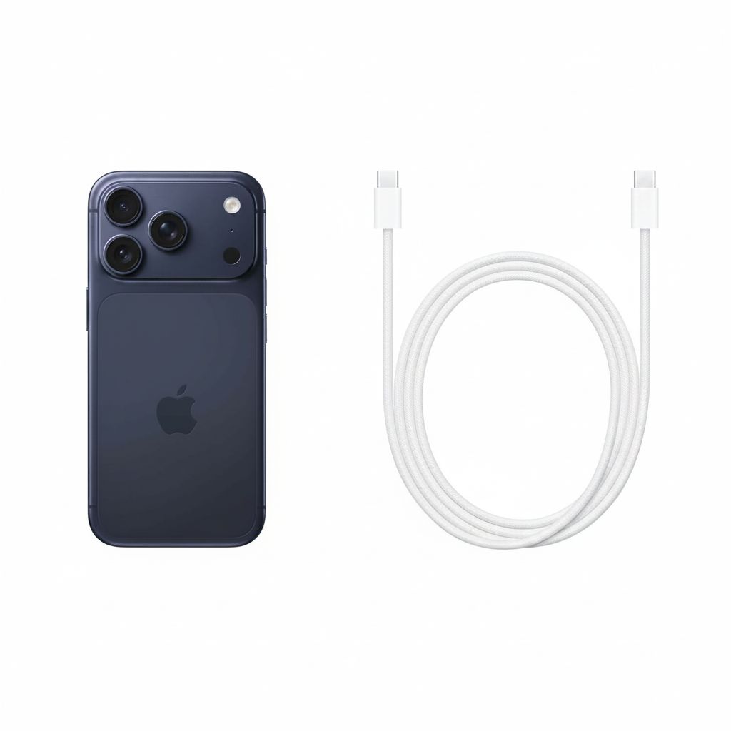 Apple iPhone 17 Pro 512GB , 6.3 Inch ProMotion Display Up to 120Hz, A19 Pro Chip, Pro Fusion Camera System- Deep Blue - MG8C4AH/A
