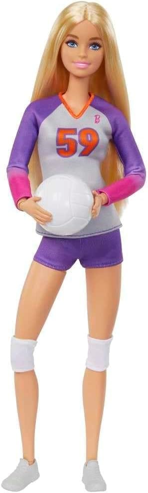 Barbie Made to Move Volleyball Player Doll with Accessories - Serve & Spike Fun!