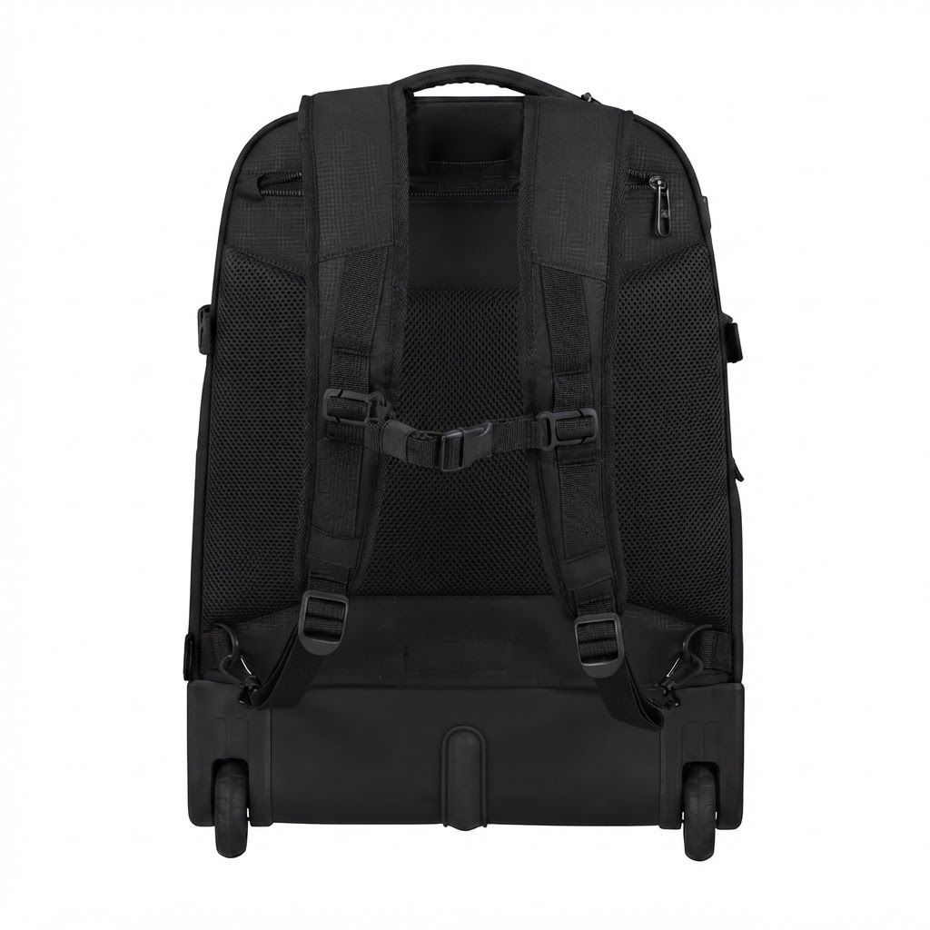 Samsonite Roader 14 Inch Laptop Backpack, 17L Durable Eco-Friendly Travel Bag, Padded Tablet, RPET (Recycled Plastic Bottles) | Deep Black