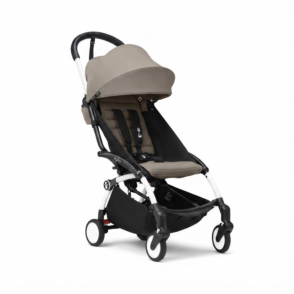 Stokke YOYO3 Compact Lightweight Travel Stroller - Foldable Cabin-Approved Baby Stroller for Infants, Ideal for City Streets, Subway Rides, and Flights