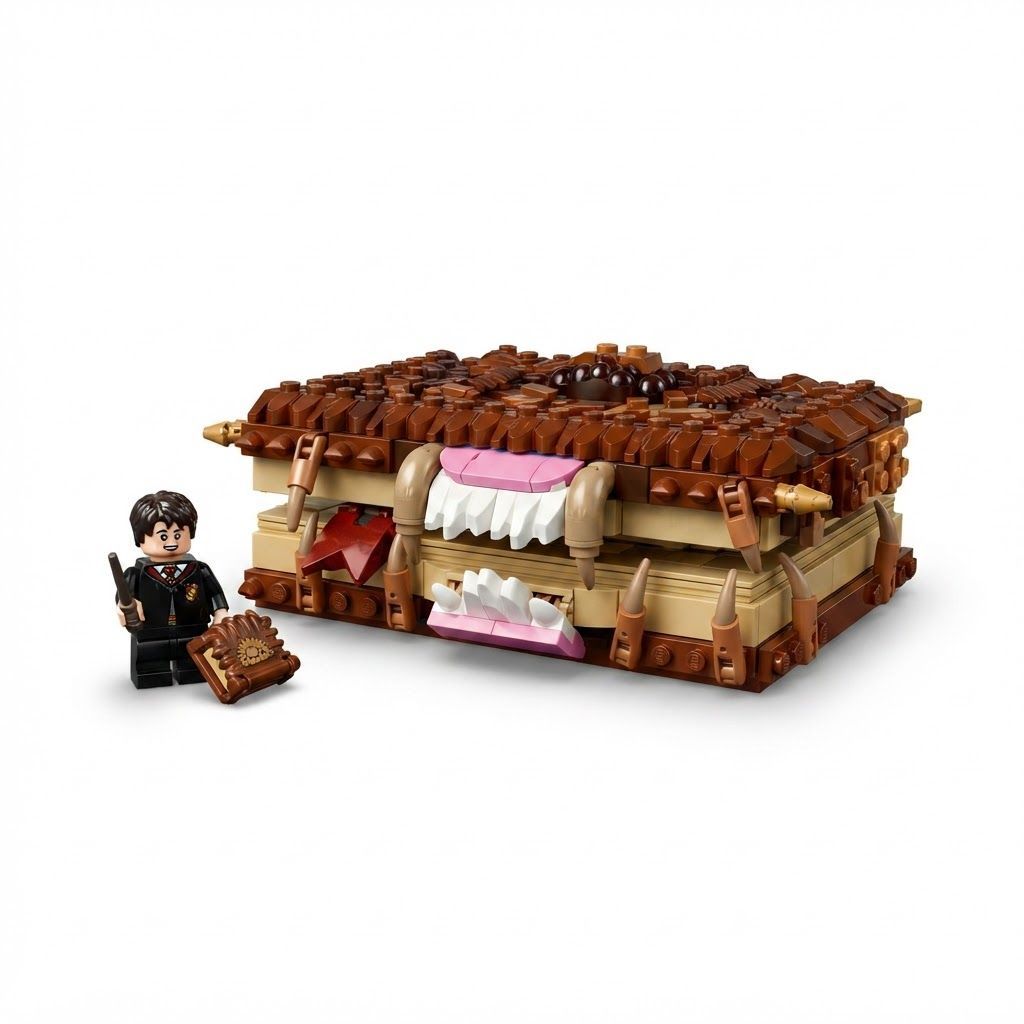 LEGO Harry Potter Chomping Monster Book of Monsters Building Kit with Neville Longbottom 9+ years