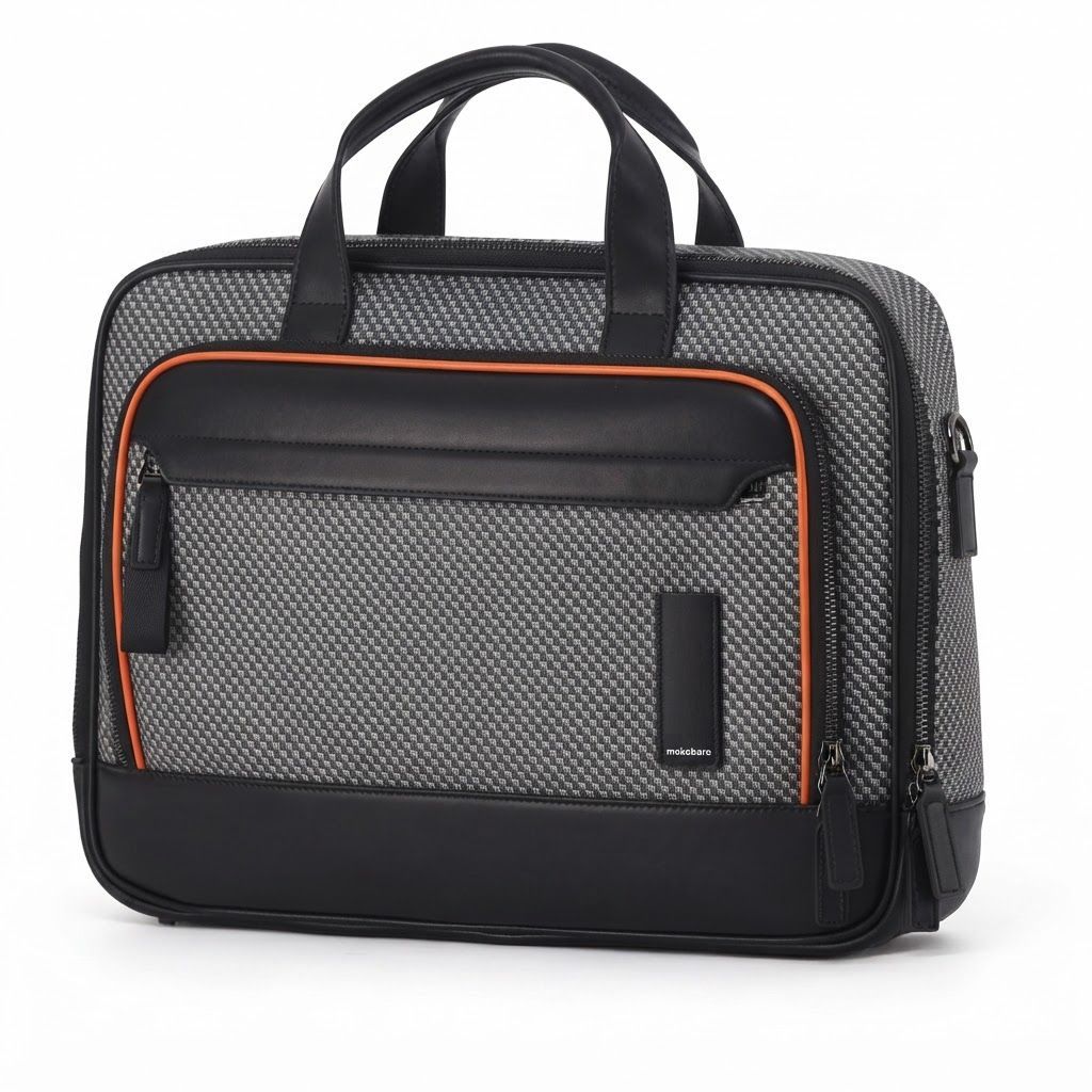 Mokobara The Bass Briefcase for 15.6 Inch Laptops - Professional Vegan Leather Laptop Bag 