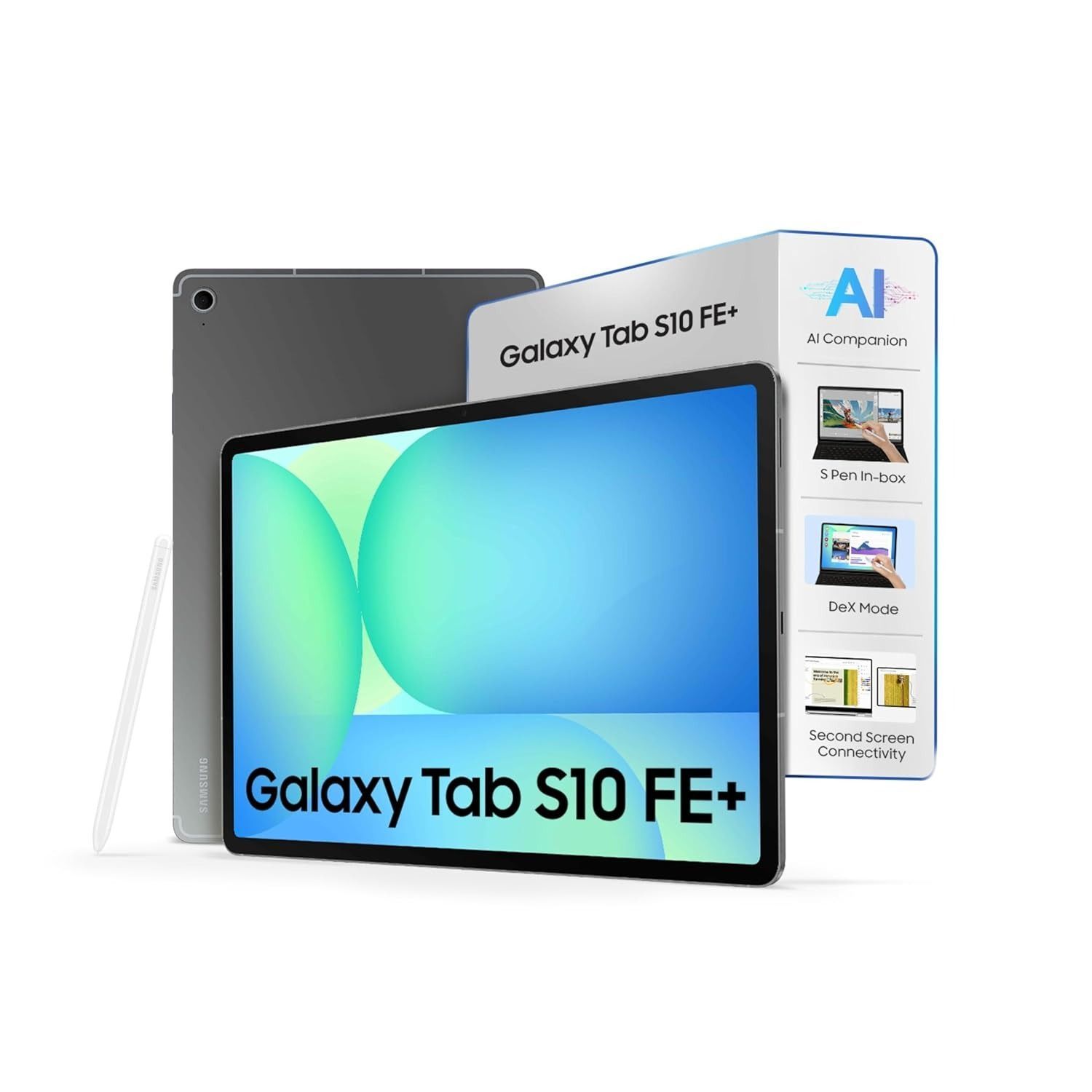 Samsung Galaxy Tab S10 FE+ SM-X620N, 13.1" Display, Wi-Fi, 128GB+8GB RAM, 10090mAh Battery, S Pen | Gray
