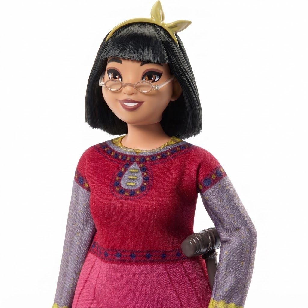 Disney Wish Dahlia of Rosas Fashion Doll, Posable Character Doll with Signature Outfit & Accessories, Kids Toy