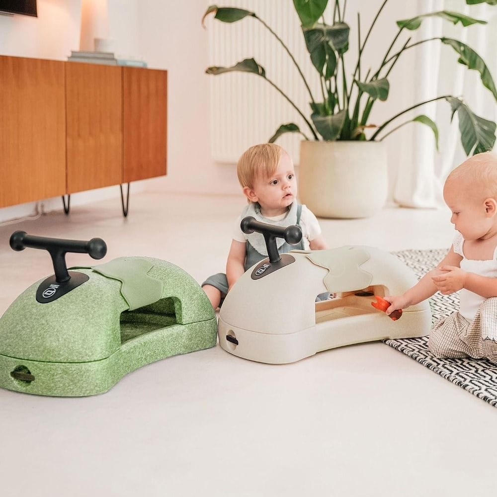 Scoot & Ride My First Baby Walker 6+ Monthss, Interactive Caster Board Function, Versatile 3-in-1 Design, Tool-Free Transformation - Olive