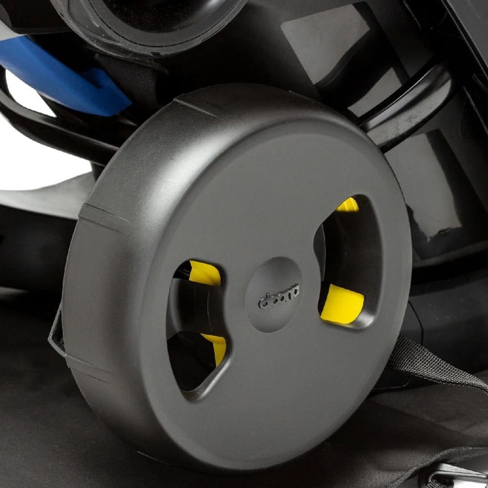 Doona Wheel Covers, Prevents Stains And Soiling On Vehicle Upholstery, Easy Snap On Attachment, Connects To The Doona Vehicle Seat Protector - Black