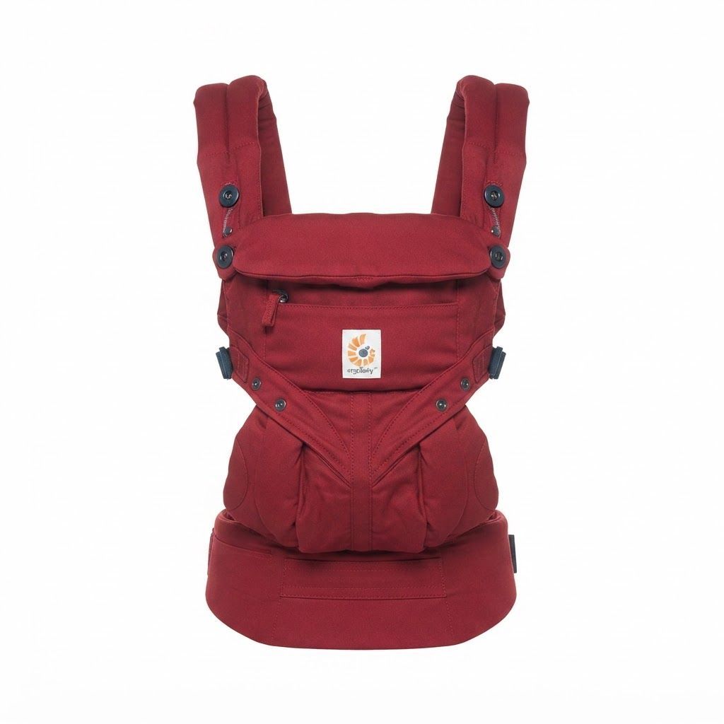 Ergobaby Baby Carrier Teething Pad, Universal Fit Design, 100% Cotton Terry Cloth, Easy To Clean - Natural